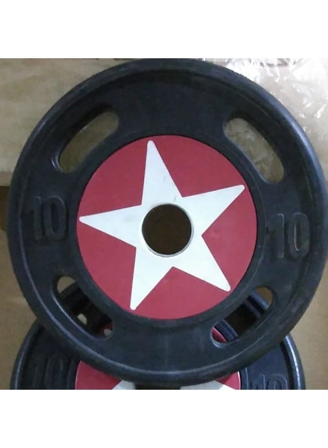 Black America Weight Plates 10kg(51mm hole/2 PCS) - Image 4